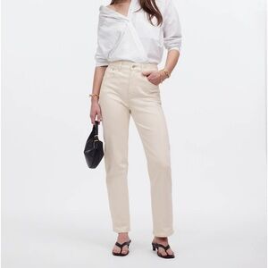 Madewell The '90s Straight Jean in Vintage Canvas NM515 Size 24